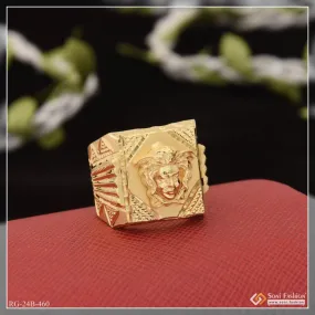 1 Gram Gold Plated Expensive-Looking Design High-Quality Ring for Men - Style B460