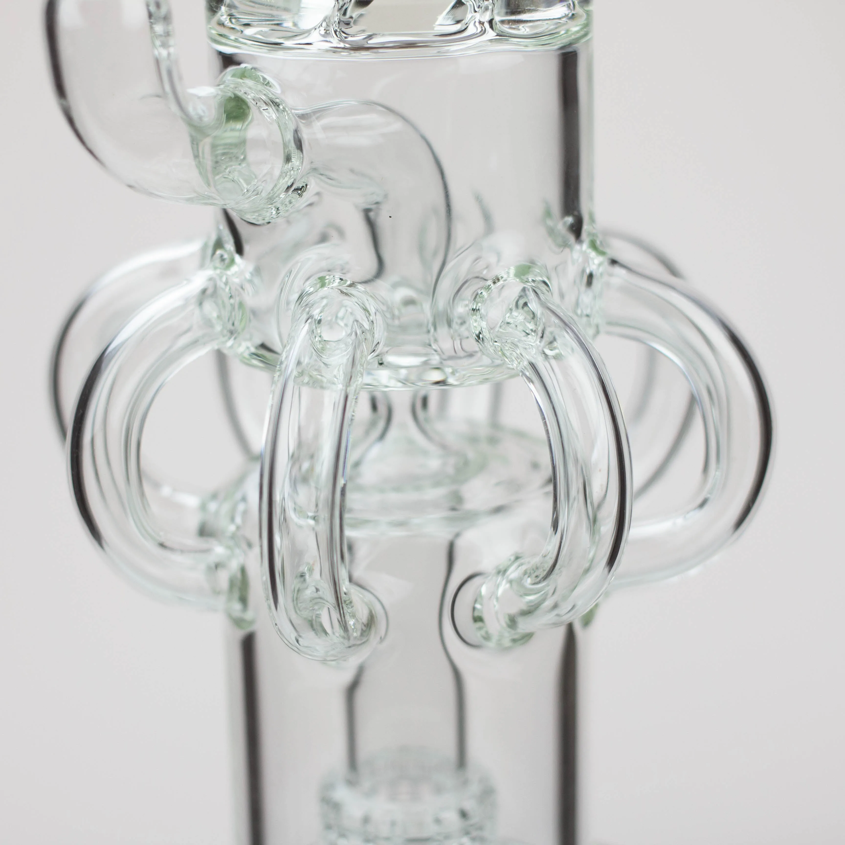 15" H2O Cyclon Diffuser Glass Water Recycler Bong