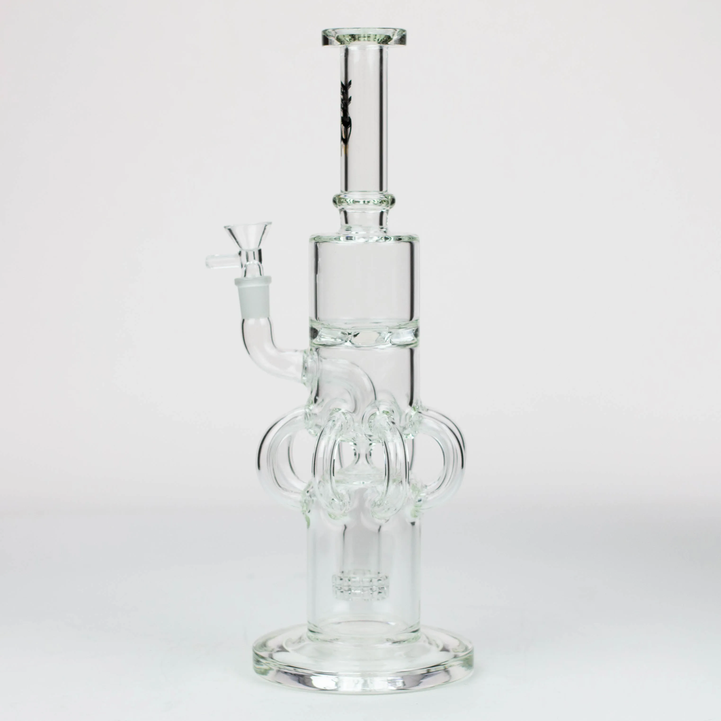 15" H2O Cyclon Diffuser Glass Water Recycler Bong