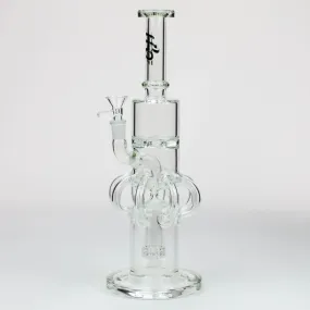 15" H2O Cyclon Diffuser Glass Water Recycler Bong