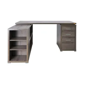 36221DWE 60" Office Desk in Dark Taupe