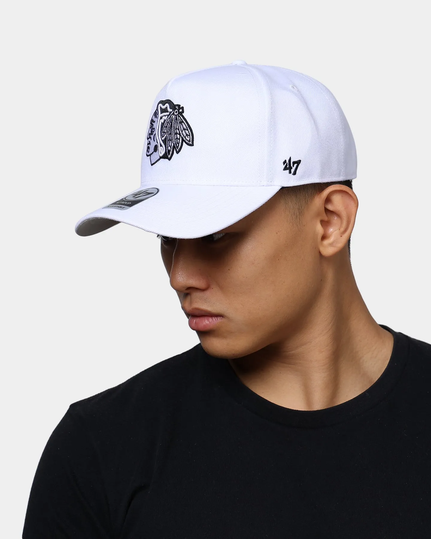 47 Brand Chicago Blackhawks MVP DT Snapback White/Black