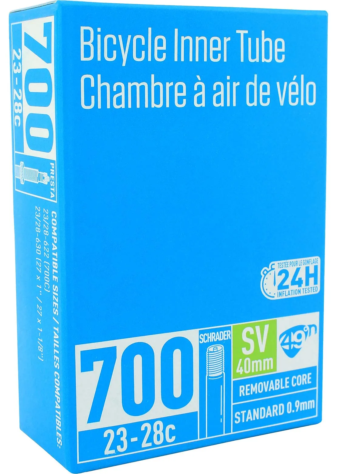 49N STD 700C x 23-28MM S/V40 Tube
