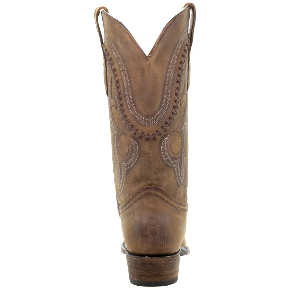 A3479 Embroidery Snip Toe Cowboy Boots