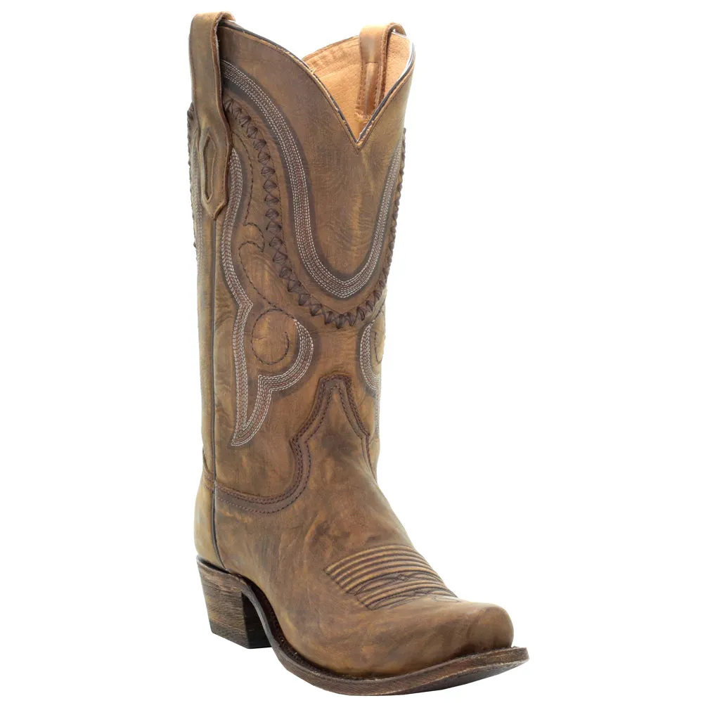A3479 Embroidery Snip Toe Cowboy Boots