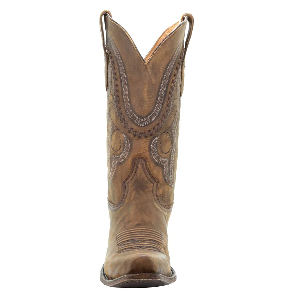 A3479 Embroidery Snip Toe Cowboy Boots