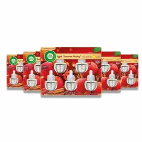Air Wick - Scented Oil, Apple Cinnamon Medley - 3.38 Oz - 5 Pack (5 Ct Each)