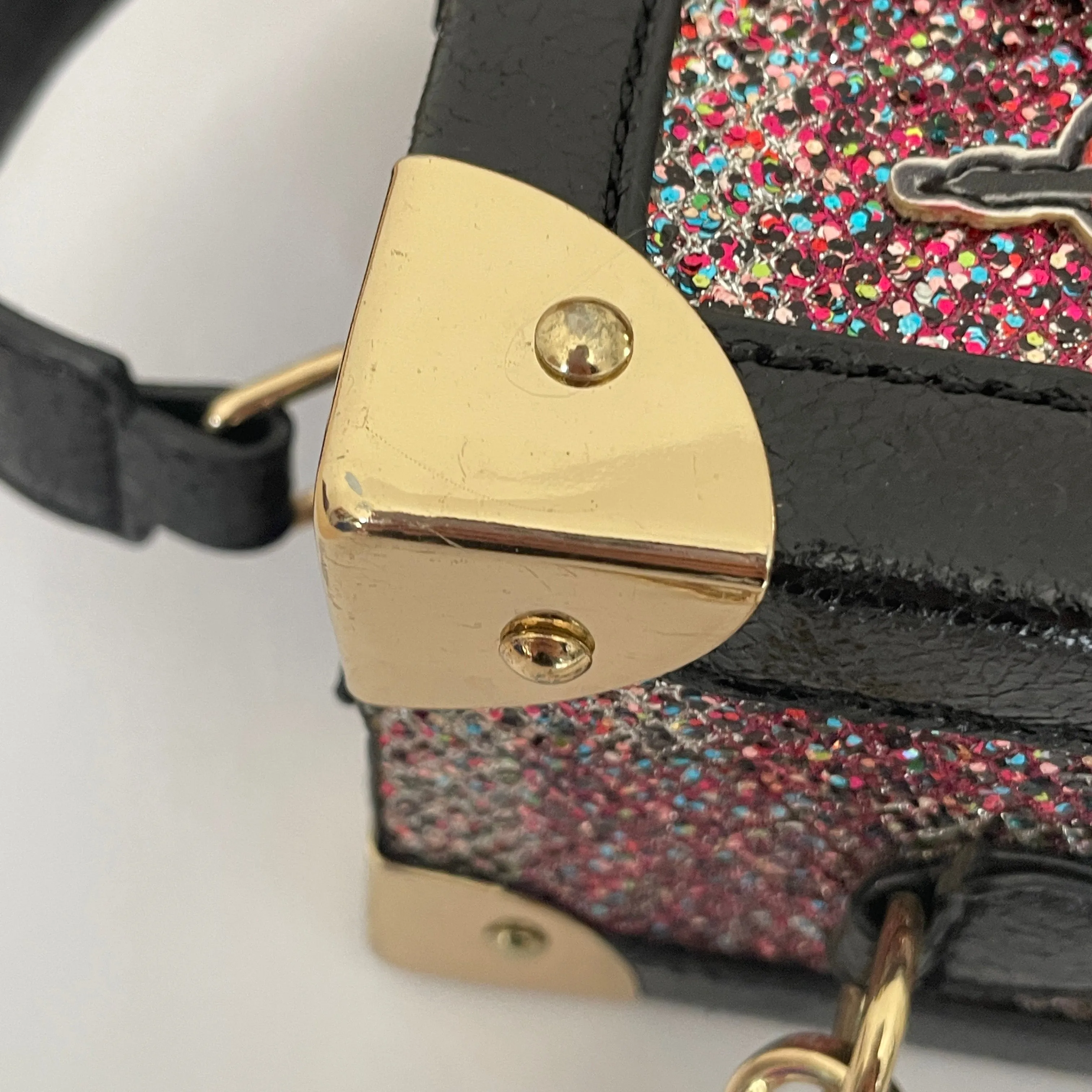 ALDO Metallic Box Bag | Pre Loved |