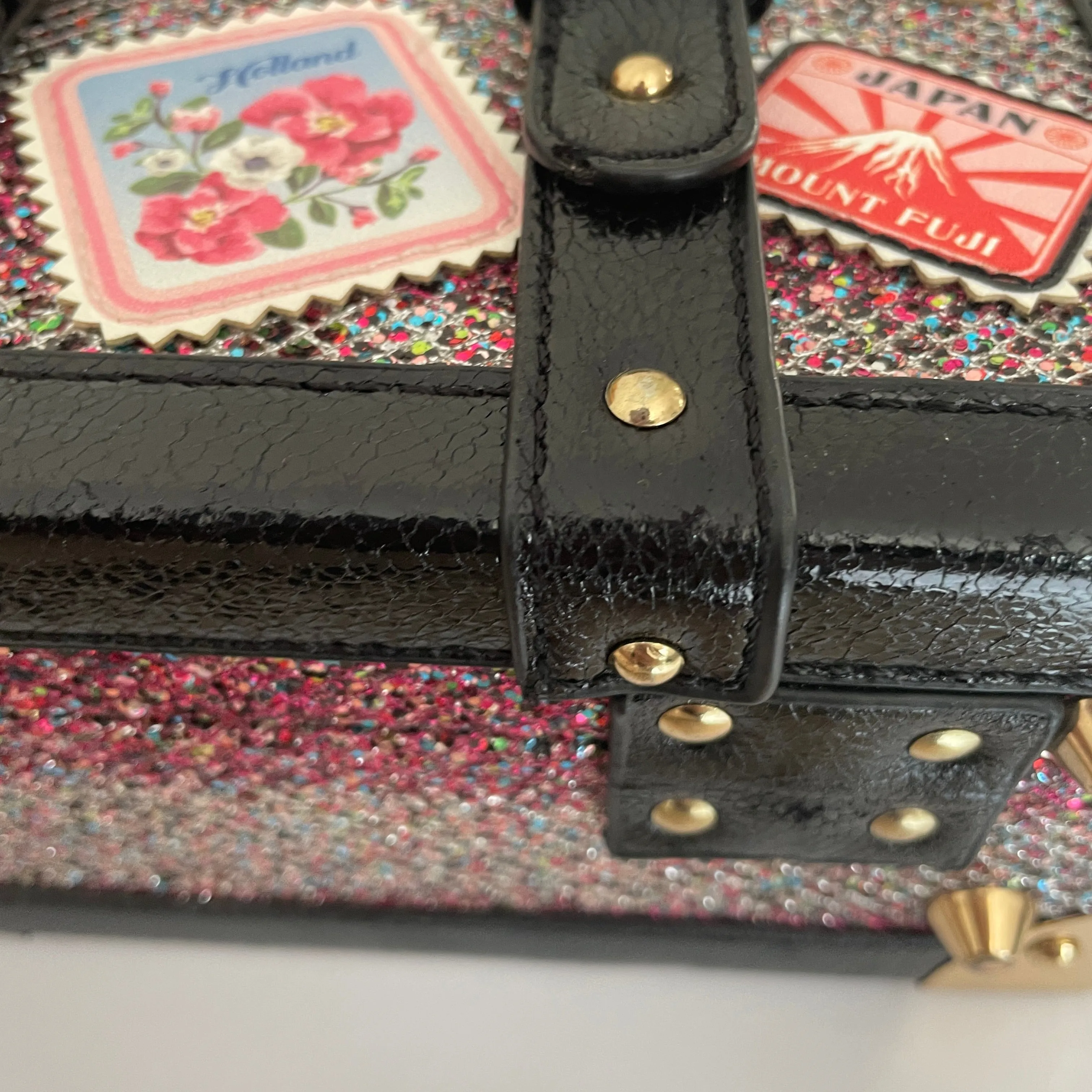 ALDO Metallic Box Bag | Pre Loved |
