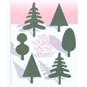 All Is Calm All Is Bright Holiday Card (Final Sale)