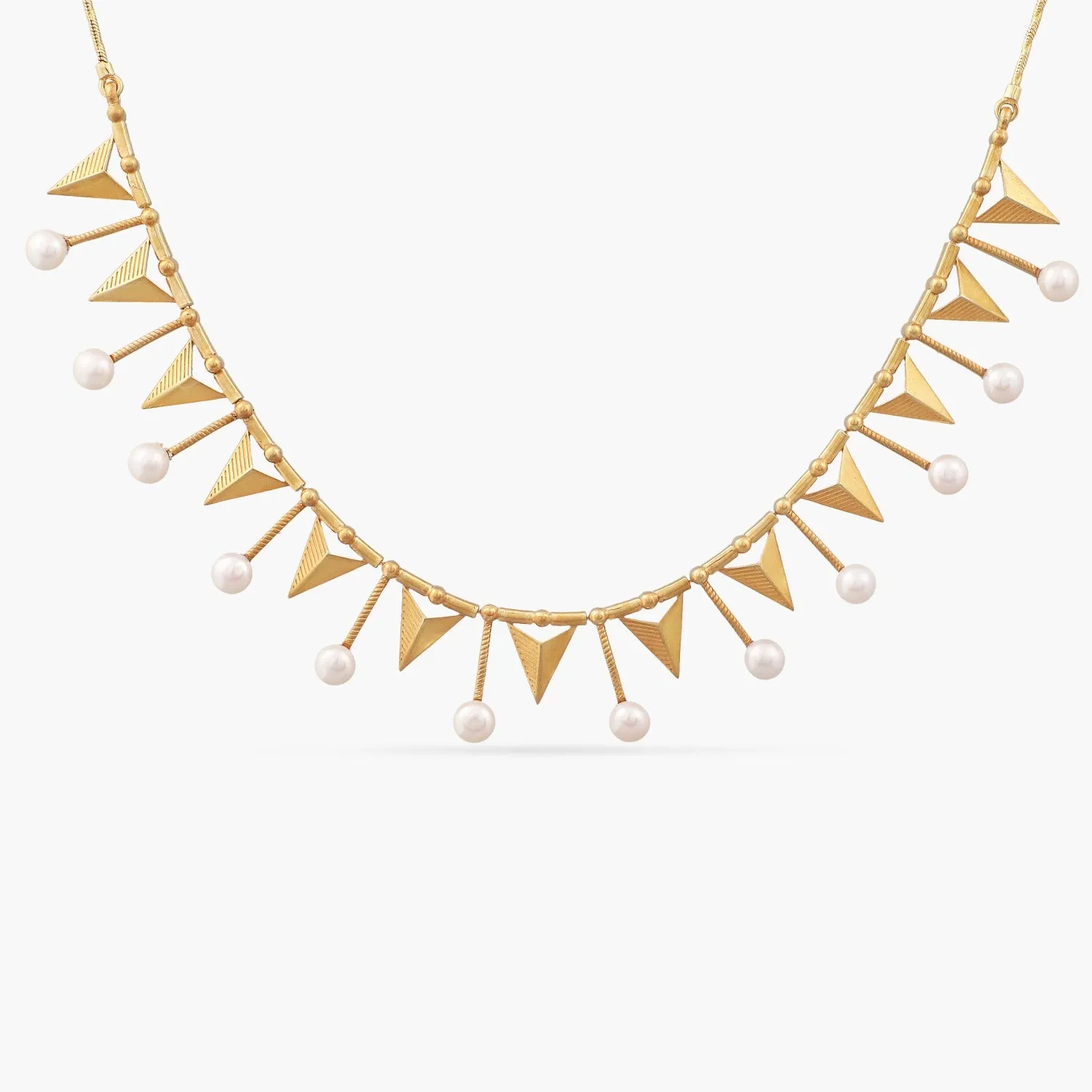 Amaira Pearl Silver Necklace