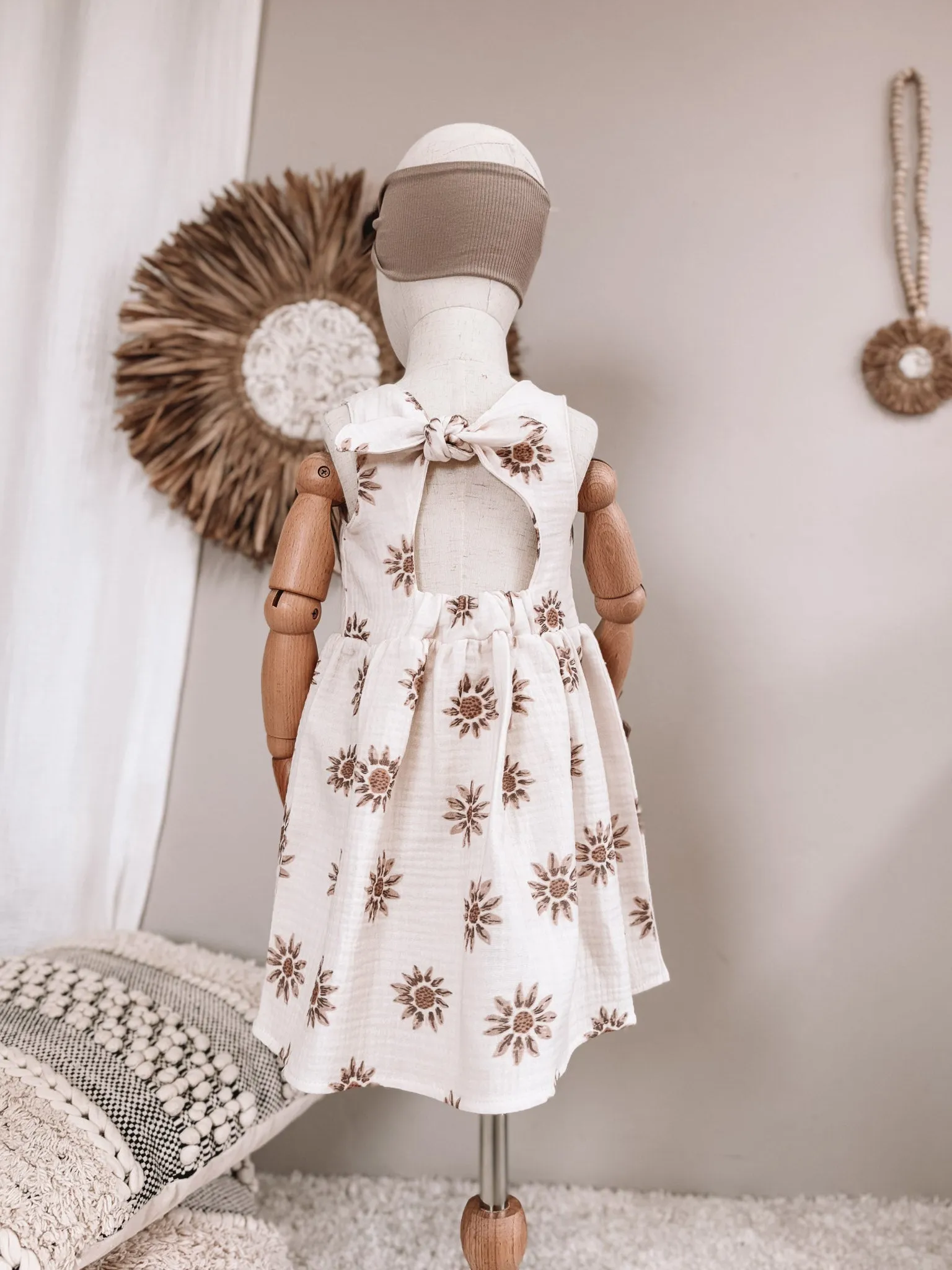 Arabella baby dress / sunflowers