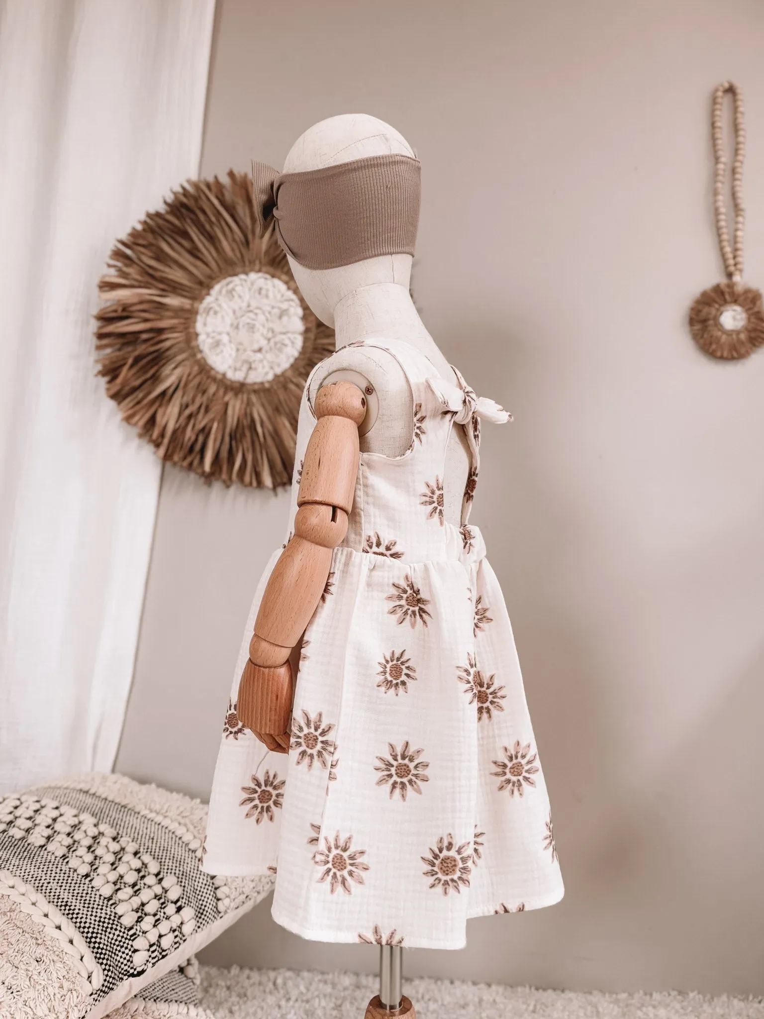 Arabella baby dress / sunflowers