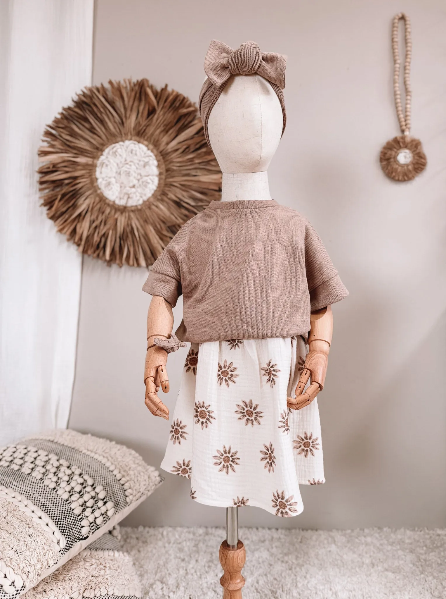 Arabella baby dress / sunflowers