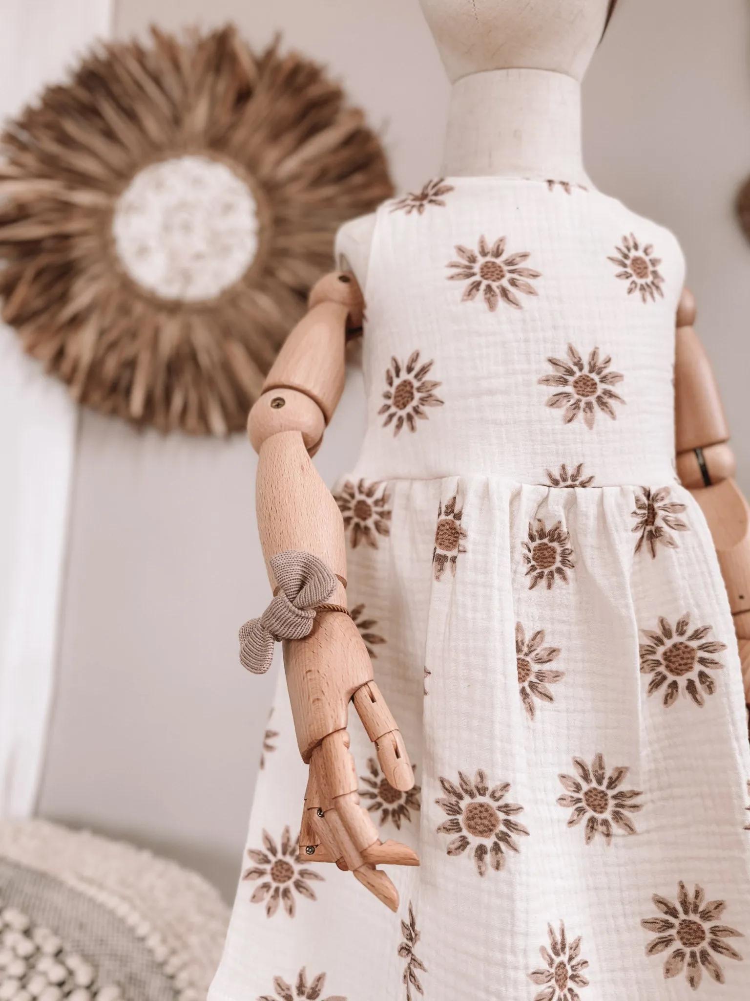 Arabella baby dress / sunflowers