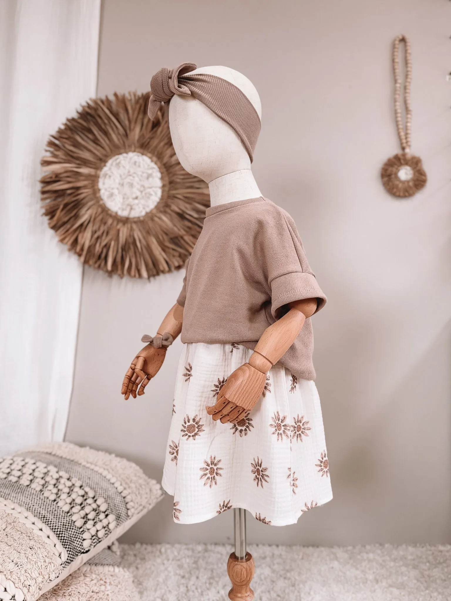 Arabella baby dress / sunflowers