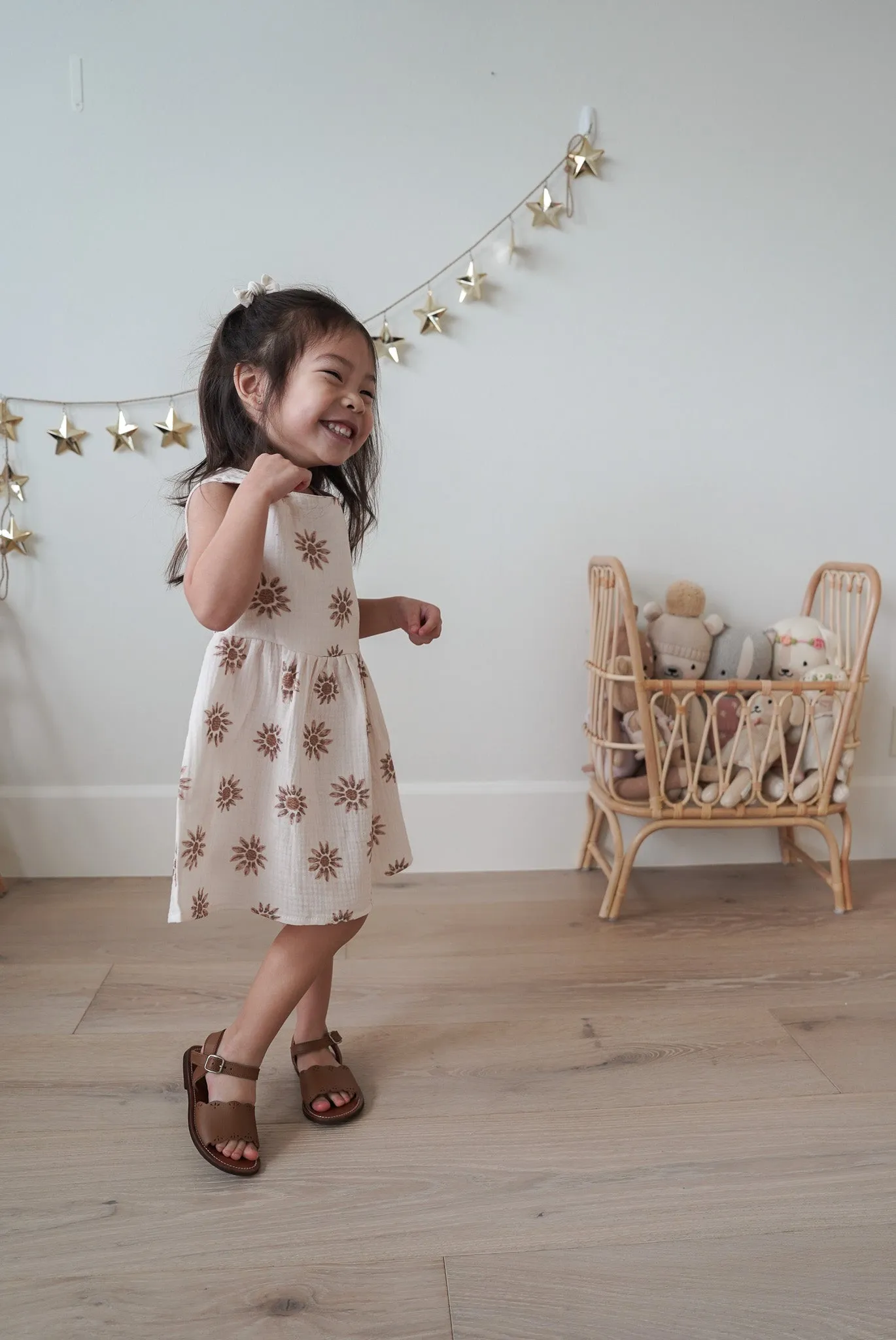 Arabella baby dress / sunflowers