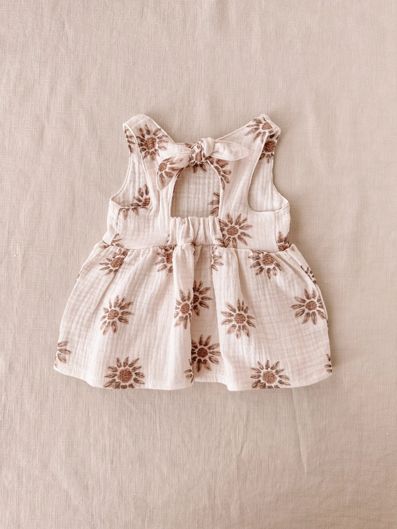 Arabella baby dress / sunflowers