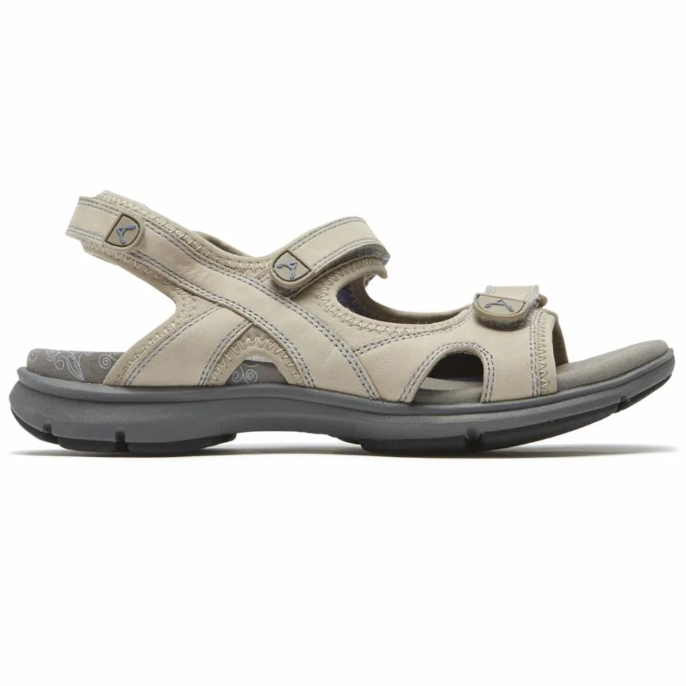 Aravon A REV SANDAL 3 STRAP TAUPE