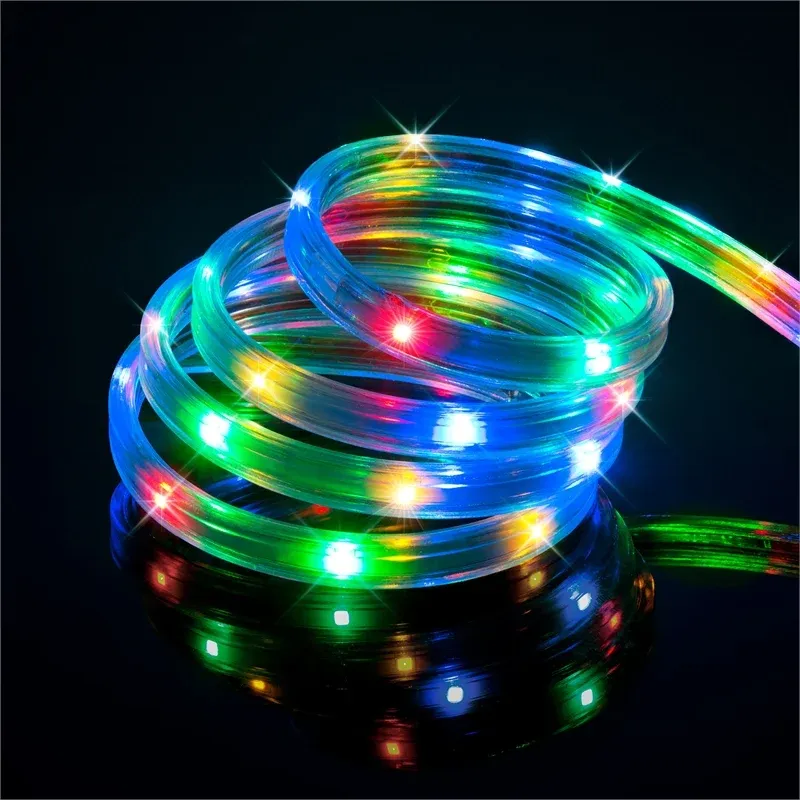 Arlec 50m Rope LED Light/8 Functions/Memory Hold/Indoor/Outdoor Multi Color Reel