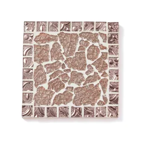 Aureole Coaster Square 3 Brown