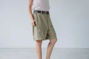 BEIGE  OVERSIZED CARGO SHORTS 🌟BEST BUY🌟