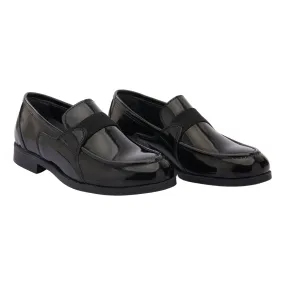Black Patent Leather Loafers