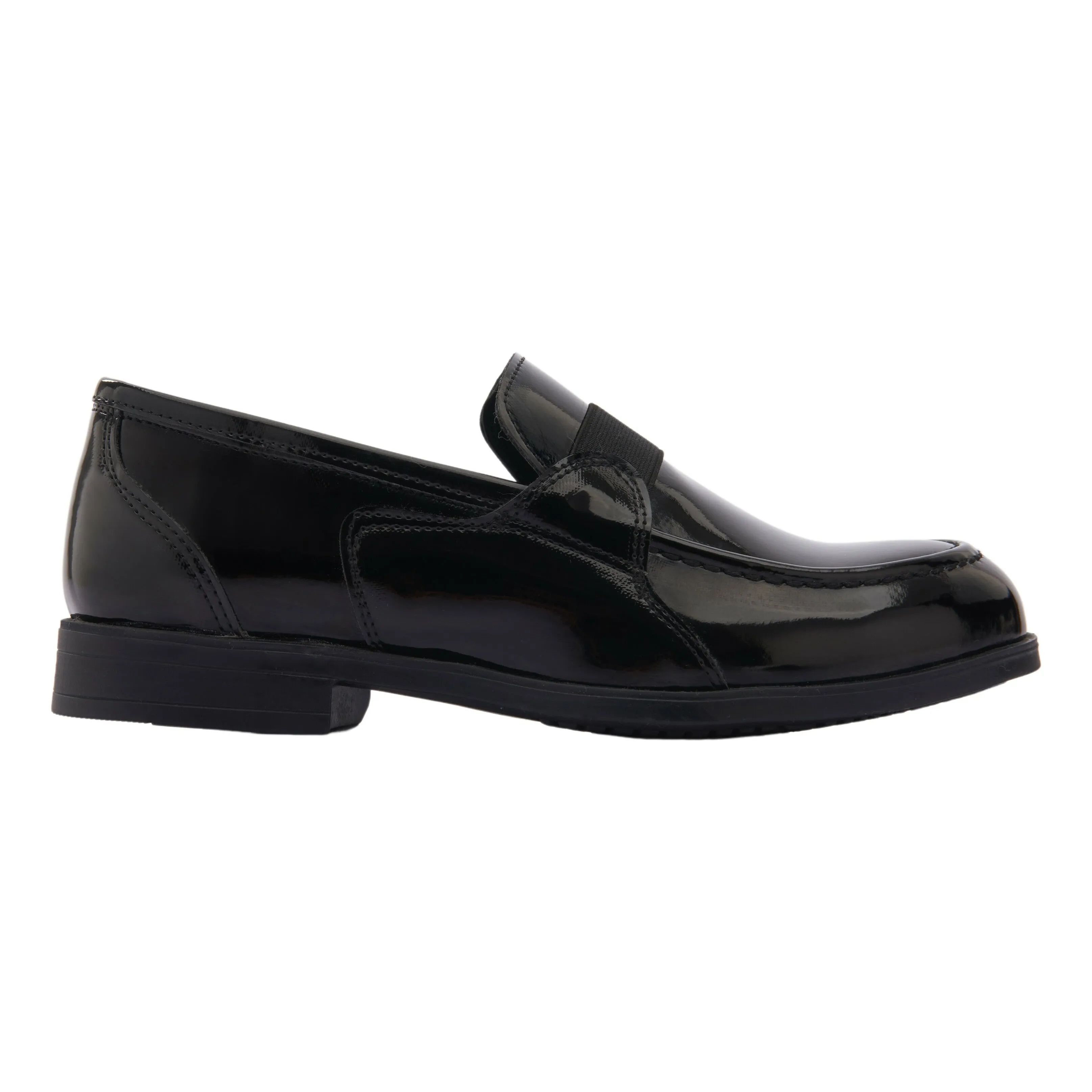 Black Patent Leather Loafers