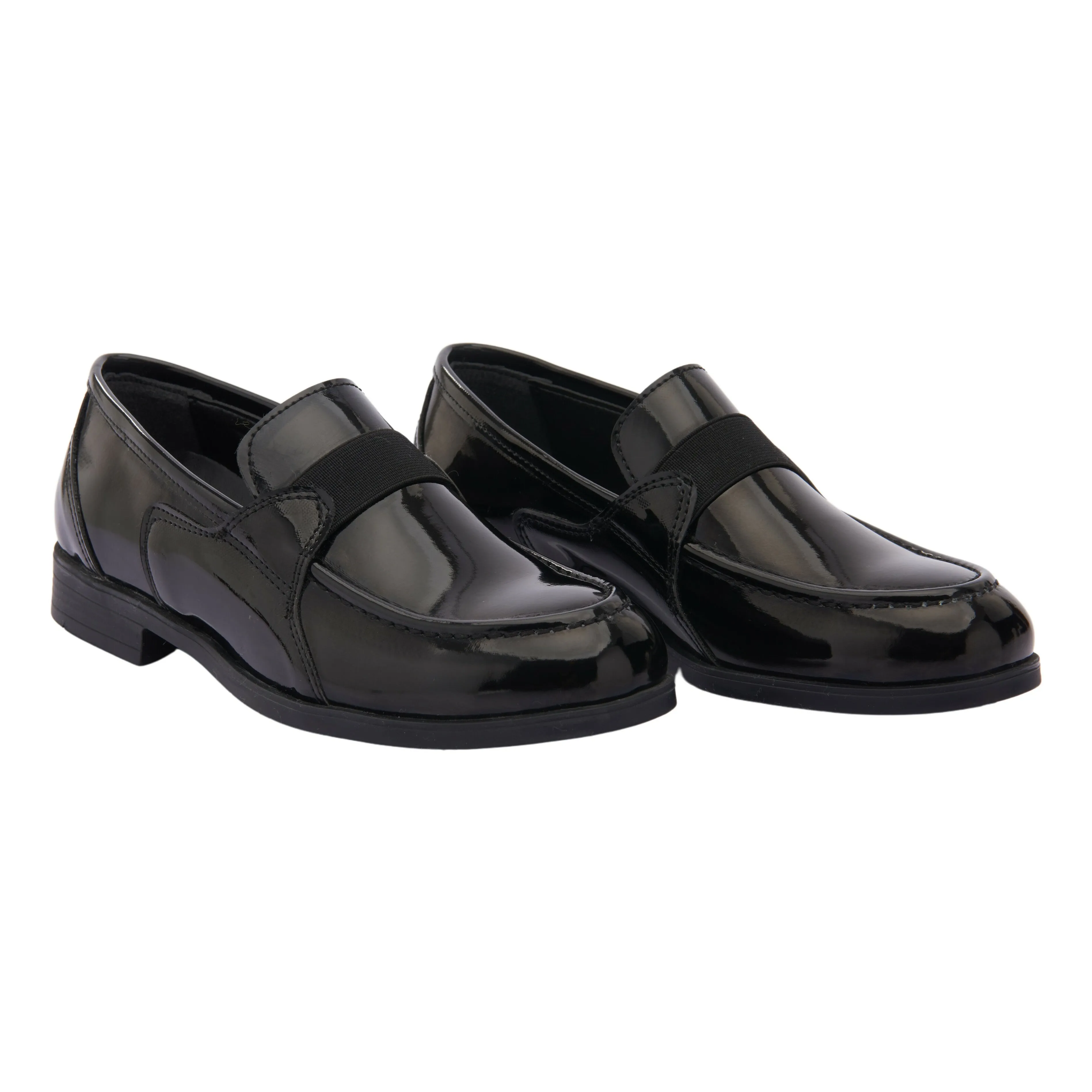 Black Patent Leather Loafers