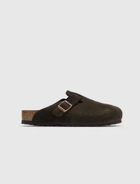 BOSTON SOFT FOOTBED SUEDE "MOCHA"