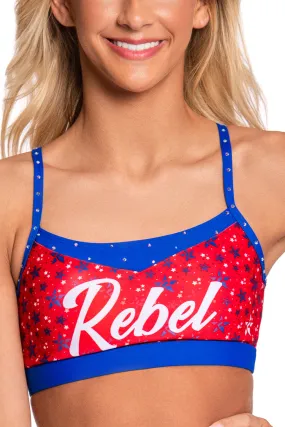Calah Sports Bra in Star Spangled