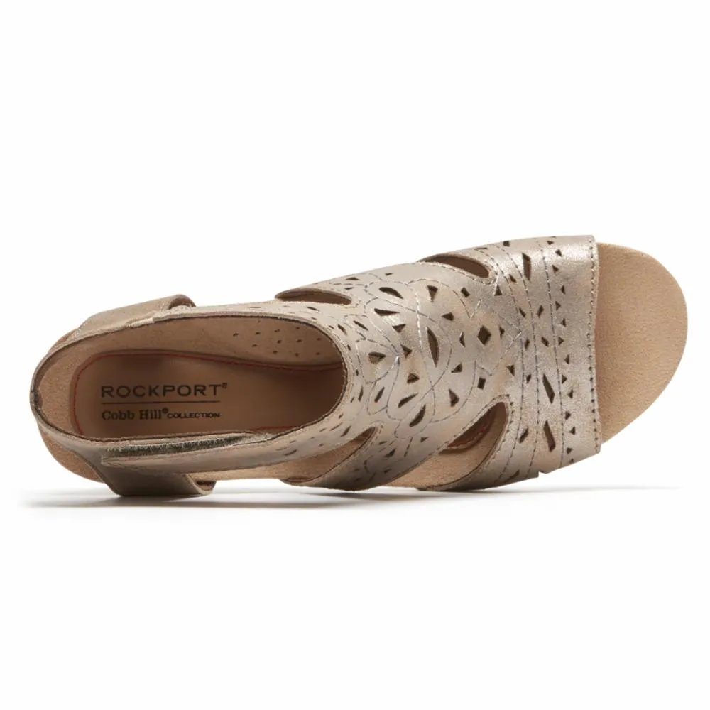 Cobb Hill HOLLYWOOD HI CAGED TAUPE/METALLIC