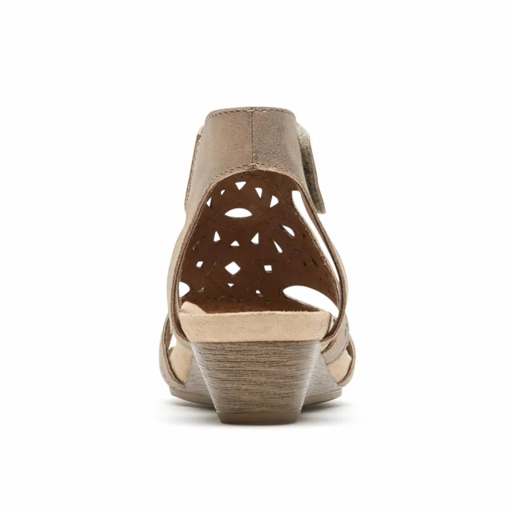 Cobb Hill HOLLYWOOD HI CAGED TAUPE/METALLIC