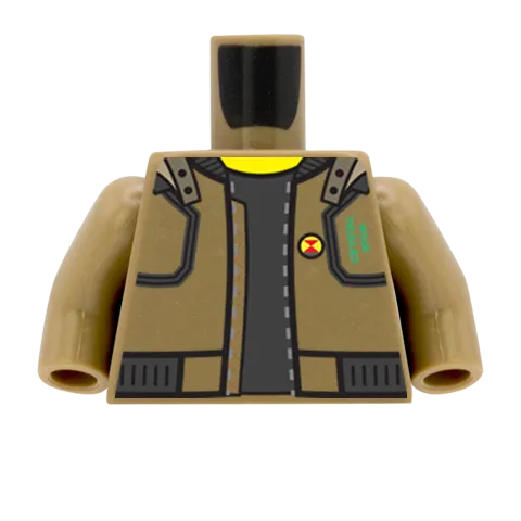 Cyberpunk Jacket - Custom Design Minifigure Torso