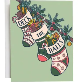 Deck The Halls Christmas Card