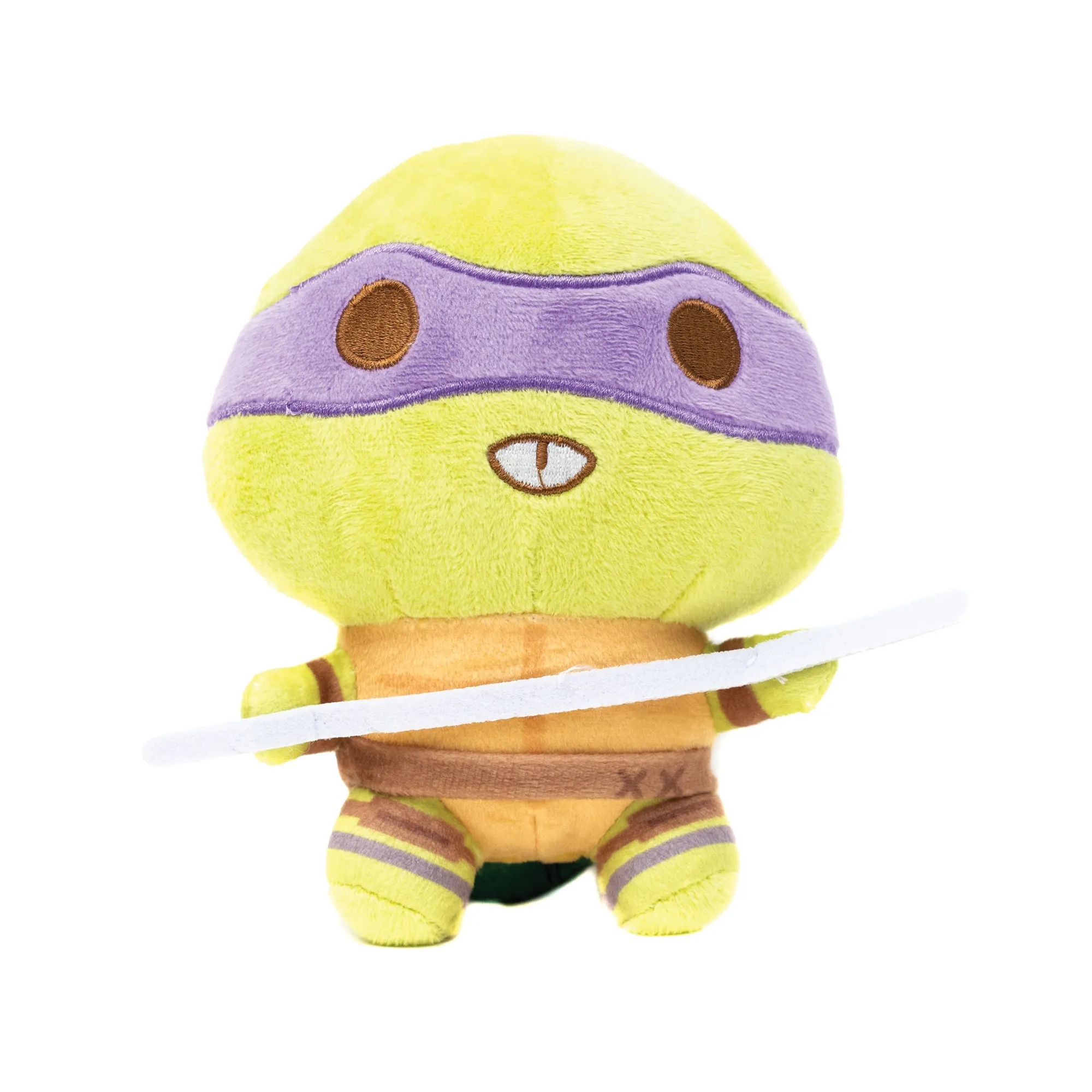 Dog Toy Squeaker Plush - Teenage Mutant Ninja Turtles Donatello Full Body Staff Pose Purple by Buckle-Down