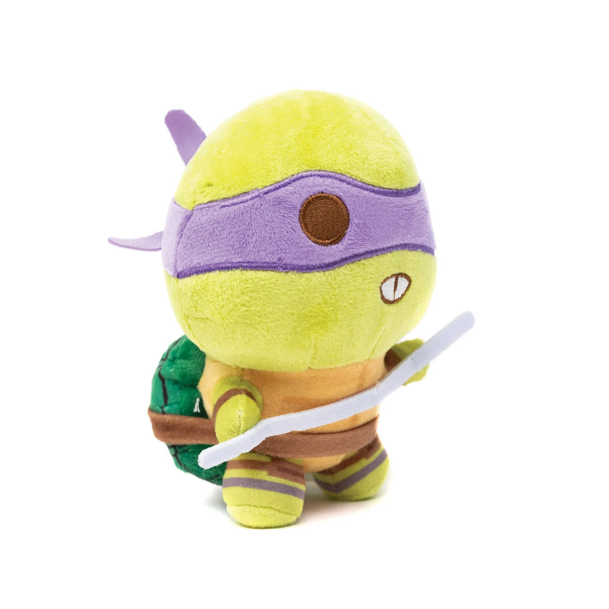 Dog Toy Squeaker Plush - Teenage Mutant Ninja Turtles Donatello Full Body Staff Pose Purple by Buckle-Down