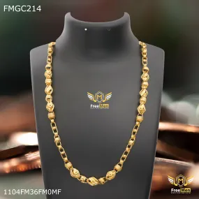 Freemen 1GM indo life chain with flower Chain for Man - FMCG214