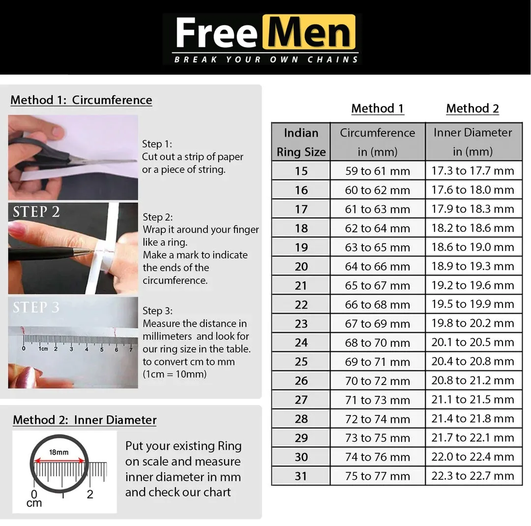Freemen Emboss Lion v2 Golden Square Ring  - FMRI08
