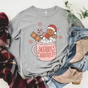 Gingerbread Merry and Bright Long Sleeve