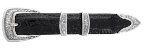 Greg Jensen Billow Engraved 1" Buckle Set