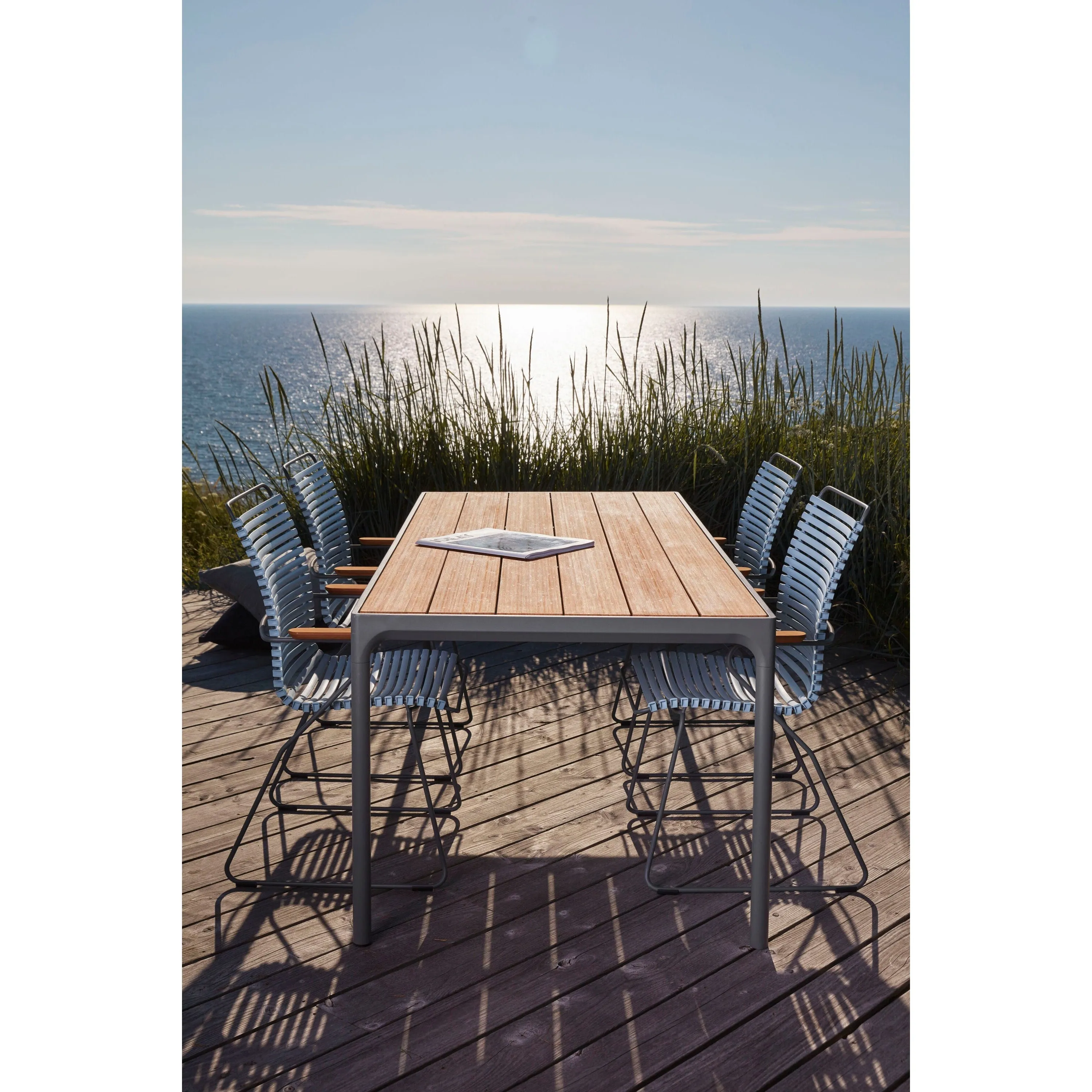 HOUE Four 83" or 106" (Banquet) Outdoor Dining Tables