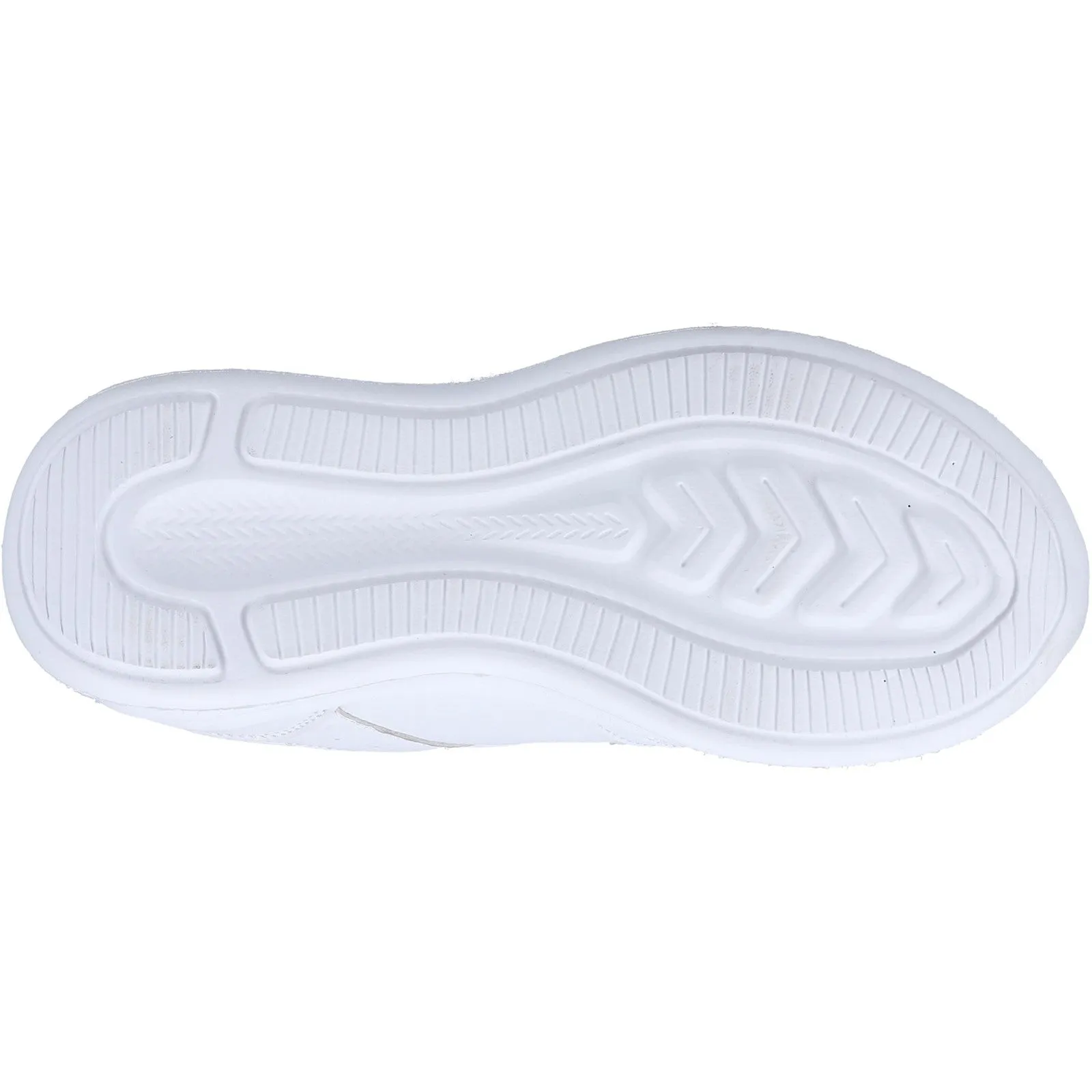 Hush Puppies Kids Marling Leather Trainers - White