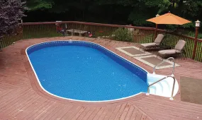 INGROUND OVAL POOL