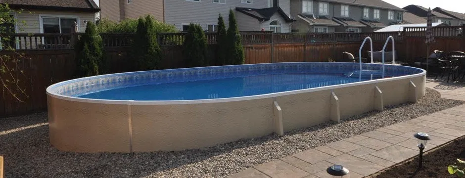 INGROUND OVAL POOL