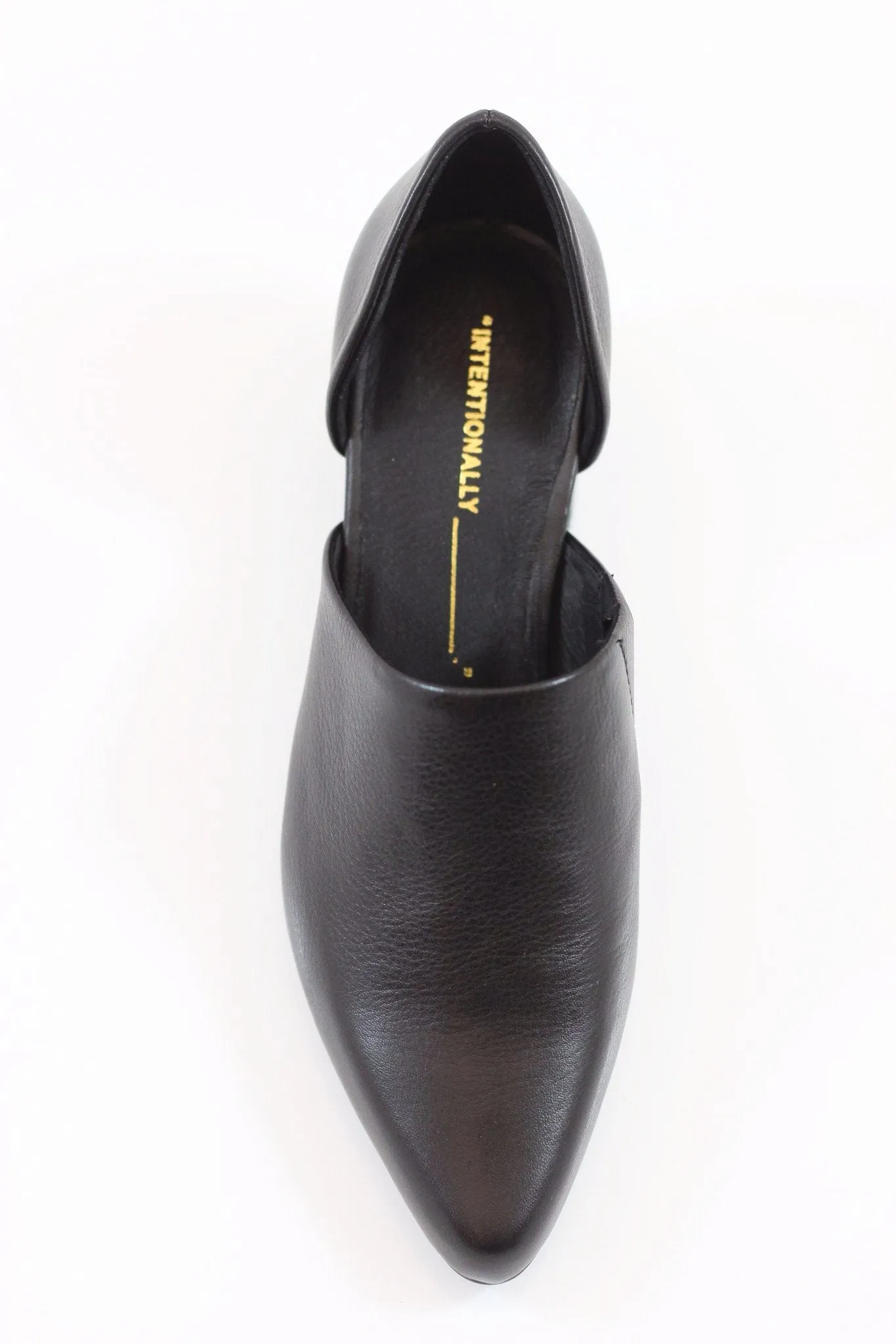 Intentionally Blank Women's Perf Hi Pump - Black Calf