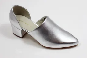 Intentionally Blank Women's Perf Hi Pump - Silver Metallic Leather