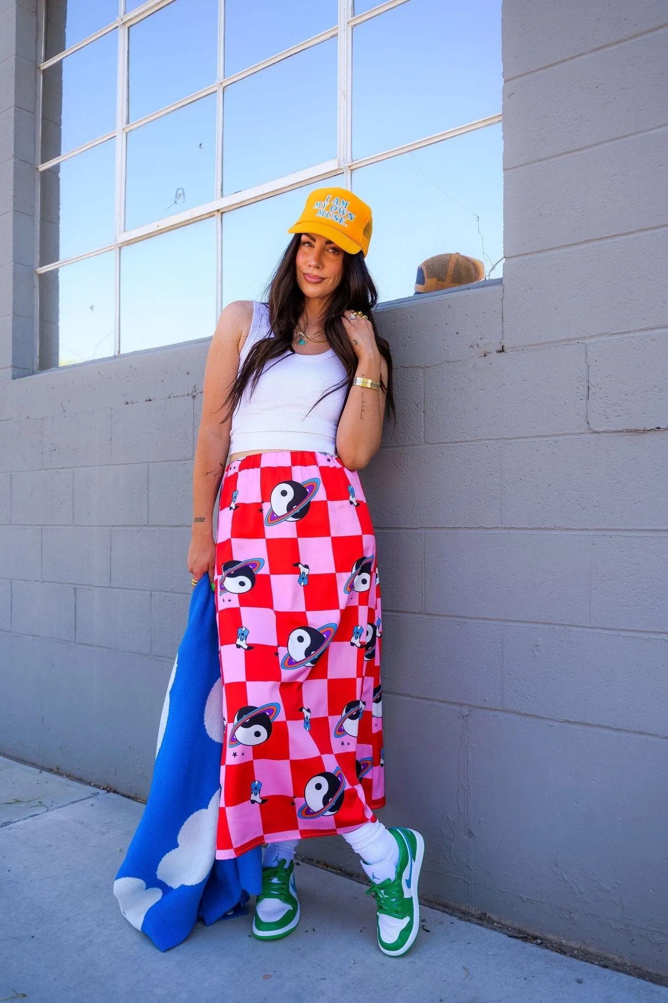 It Girl Midi Skirt in Cosmic Cowgirl