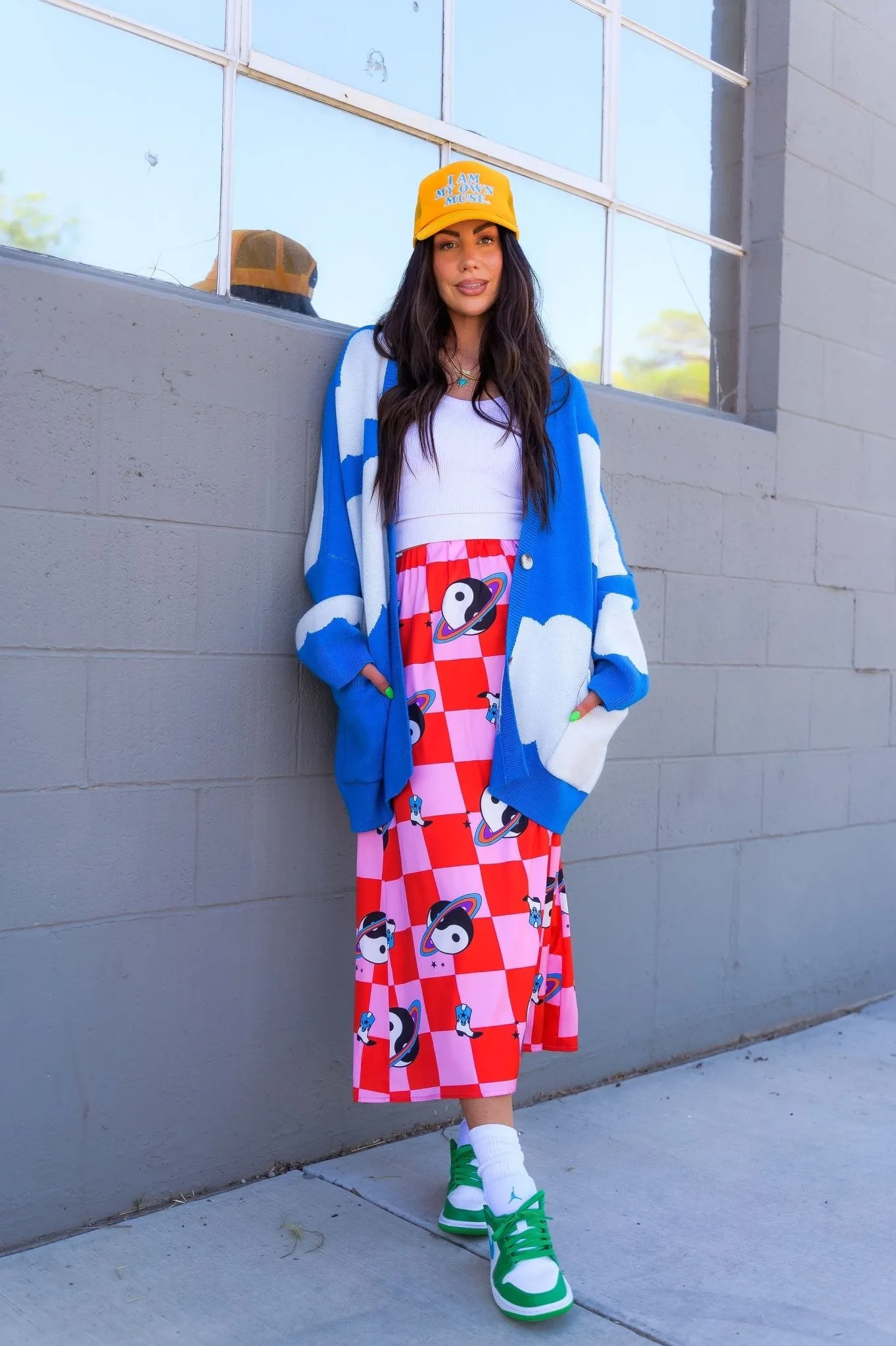 It Girl Midi Skirt in Cosmic Cowgirl