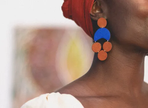 Kavakia Leather Earring